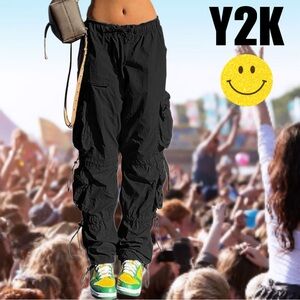 Y2K Parachute Pants